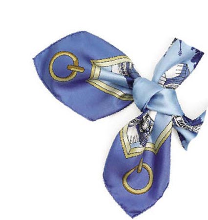 ol夏初赶快学丝巾4大系法--临海新闻网